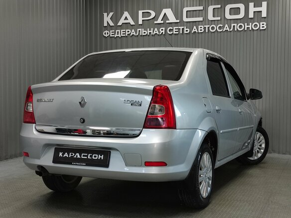 2012 Renault Logan I Рестайлинг, серый, 465000 рублей - вид 1