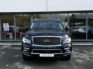 2015 Infiniti QX80 I Рестайлинг, синий, 2270000 рублей, вид 1