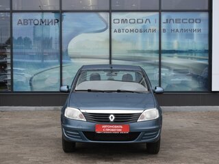 2013 Renault Logan I Рестайлинг, синий, 340000 рублей, вид 2