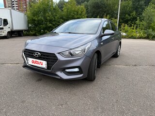 2018 Hyundai Solaris II, серый, 1000000 рублей, вид 2