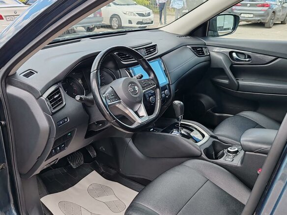 2021 Nissan X-Trail III Рестайлинг, синий - вид 8
