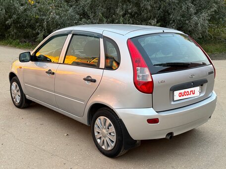 2012 Lada (ВАЗ) Kalina I, серый, вид 4