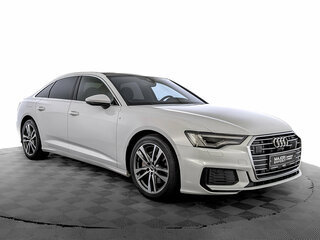 2021 Audi A6 45 TFSI V (C8), белый, 4250000 рублей, вид 3
