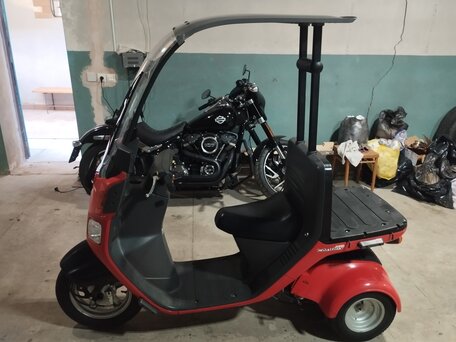 1990 Honda Gyro, красный, 200000 рублей, вид 2