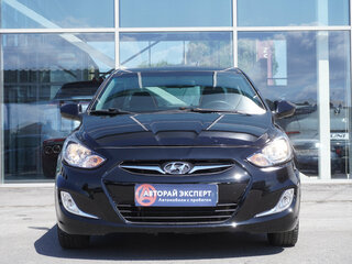 2014 Hyundai Solaris I, чёрный, 765000 рублей, вид 2