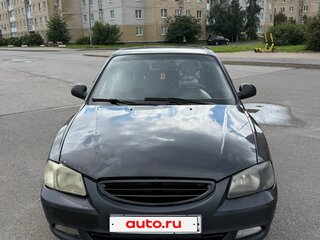 2009 Hyundai Accent ТагАЗ II, чёрный, 270000 рублей, вид 2