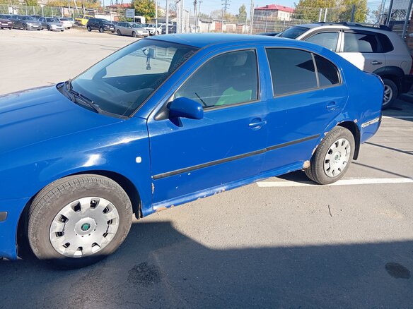 2006 Skoda Octavia I (A4) Рестайлинг, синий, 250000 рублей - вид 2