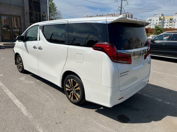 2019 Toyota Alphard III Рестайлинг, белый - вид 4