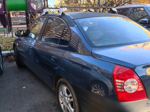 2004 Hyundai Elantra III (XD2) Рестайлинг, синий, 280000 рублей - вид 6