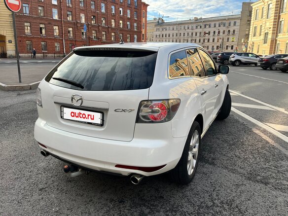 2011 Mazda CX-7 I Рестайлинг, белый, 850000 рублей - вид 3