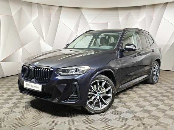 2021 BMW X3 30i xDrive III (G01) Рестайлинг, чёрный, 4790000 рублей