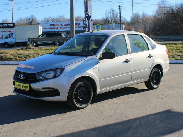 2018 Lada (ВАЗ) Granta I Рестайлинг, серебристый, 459000 рублей