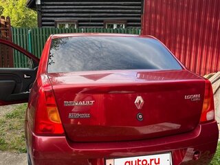 2008 Renault Logan I, красный, 350000 рублей, вид 5
