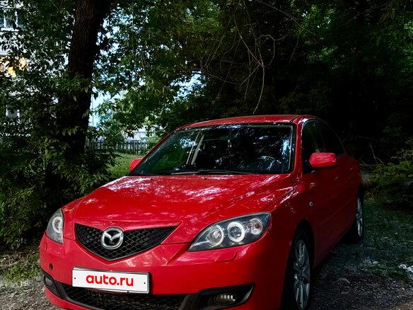 2007 Mazda 3 I (BK) Рестайлинг, красный - вид 1