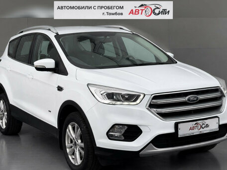2018 Ford Kuga II Рестайлинг, белый, 1650000 рублей, вид 4