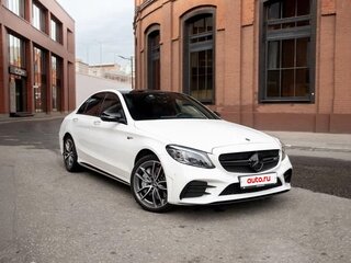 2020 Mercedes-Benz C-Класс AMG 43 AMG IV (W205) Рестайлинг, белый, 4950000 рублей, вид 1