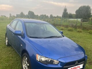 2008 Mitsubishi Lancer X, синий, 800000 рублей, вид 3