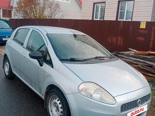 2008 Fiat Punto III Grande Punto, серебристый, 200000 рублей, вид 1