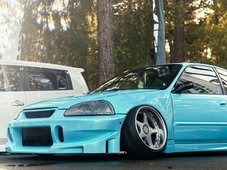1997 Honda Civic VI, чёрный, 800000 рублей, вид 3