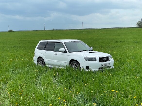 2002 Subaru Forester II, белый - вид 3