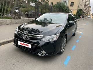 2016 Toyota Camry VII (XV50) Рестайлинг, чёрный, 2000000 рублей, вид 1