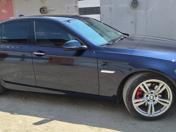 2016 BMW 5 серии 520d VI (F10/F11/F07) Рестайлинг, синий, 3000000 рублей - вид 8