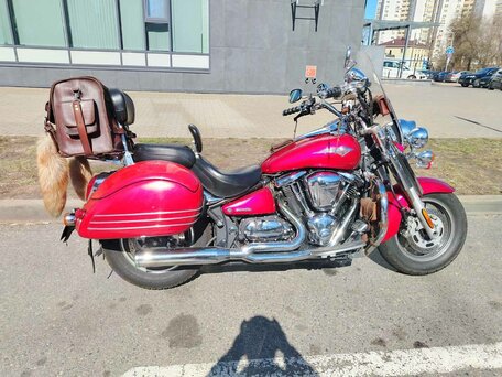 2007 Kawasaki VN2000 Vulcan, красный, 550000 рублей, вид 1