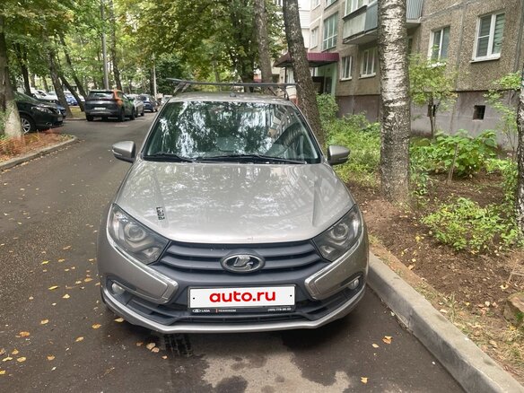 2019 Lada (ВАЗ) Granta I Рестайлинг, серый, 650000 рублей - вид 1