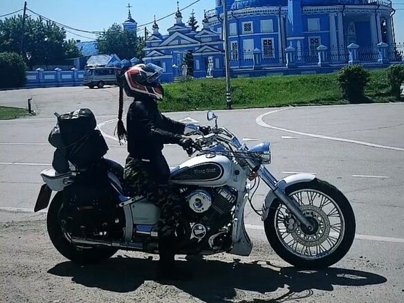 1999 Yamaha XVS400 Drag Star, белый, 355000 рублей