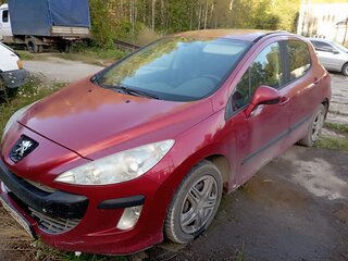 2008 Peugeot 308 I, красный, 185000 рублей, вид 1