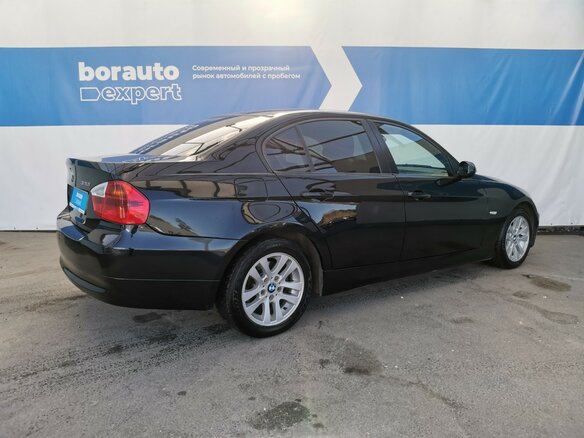 2007 BMW 3 серии 320i V (E90/E91/E92/E93), чёрный - вид 1