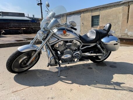 2003 Harley-Davidson V-Rod, серебристый, 1100000 рублей, вид 4