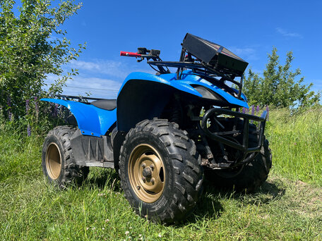 2006 Yamaha Wolverine YFM450, синий, 410000 рублей, вид 2