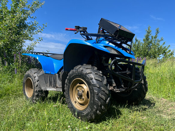 2006 Yamaha Wolverine YFM450, синий, 410000 рублей - вид 1