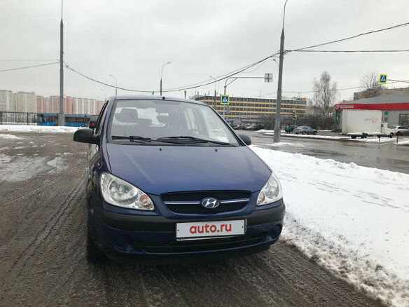 2008 Hyundai Getz I Рестайлинг, синий - вид 2