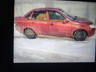 2013 Lada (ВАЗ) Granta I, красный, 585000 рублей, вид 3