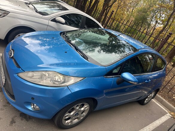 2009 Ford Fiesta Mk6, синий, 630000 рублей - вид 10