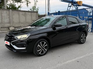 2024 Lada (ВАЗ) Vesta I Рестайлинг (NG), чёрный, 1450000 рублей, вид 2