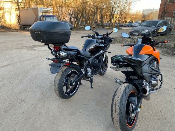 2008 Yamaha FZ6, чёрный - вид 6