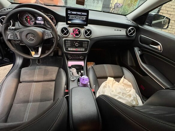 2017 Mercedes-Benz CLA 200 I (C117, X117) Рестайлинг, синий, 1800000 рублей - вид 28
