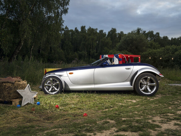2001 Chrysler Prowler, серебристый - вид 13