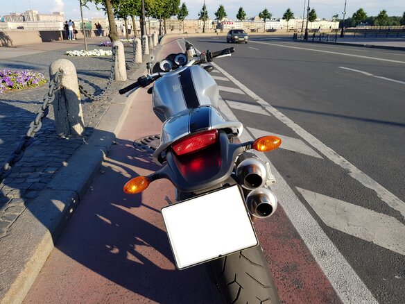 2007 Ducati Monster S2R, серебристый - вид 8
