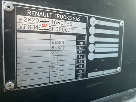 2014 Renault Kerax, жёлтый, 4600000 рублей, вид 3