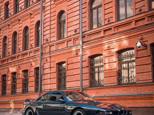 1994 BMW 8 серии 850i I (E31), чёрный