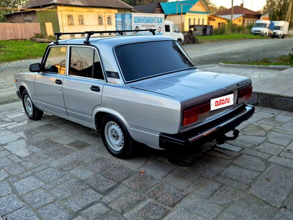 2011 Lada (ВАЗ) 2107, серебристый, 270000 рублей - вид 8
