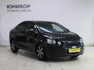 2013 Chevrolet Aveo II, чёрный, 569000 рублей, вид 3