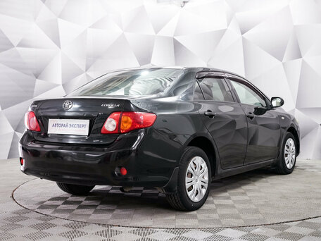 2008 Toyota Corolla AMT X (E140, E150), чёрный, 661000 рублей, вид 5