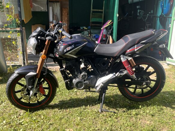 2011 Stels Flame 200, чёрный, 110000 рублей - вид 2