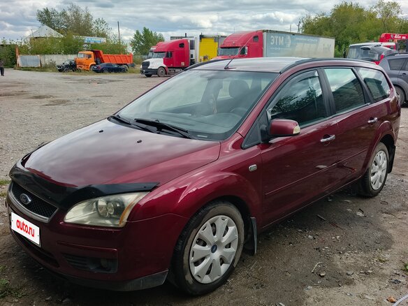 2007 Ford Focus II, красный, 450000 рублей