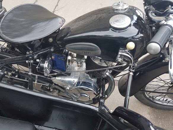 1942 DKW NZ 350, чёрный - вид 4